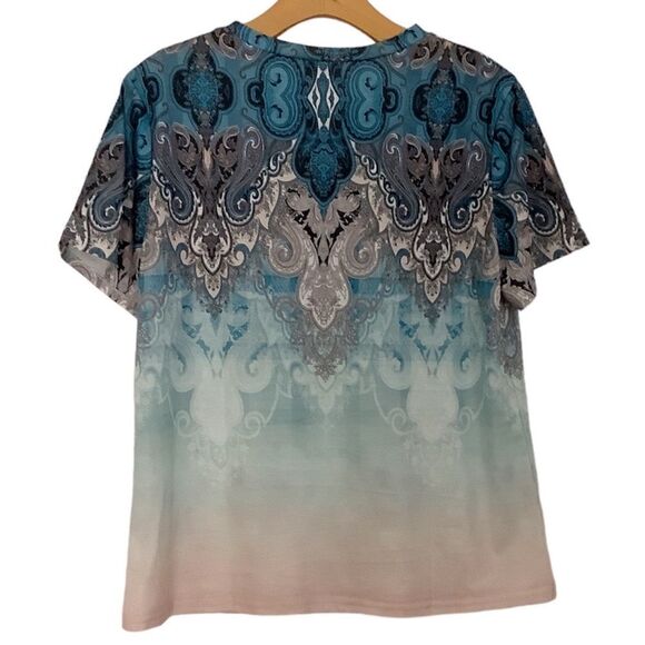 Ombré Top L NWOT - Picture 2 of 4